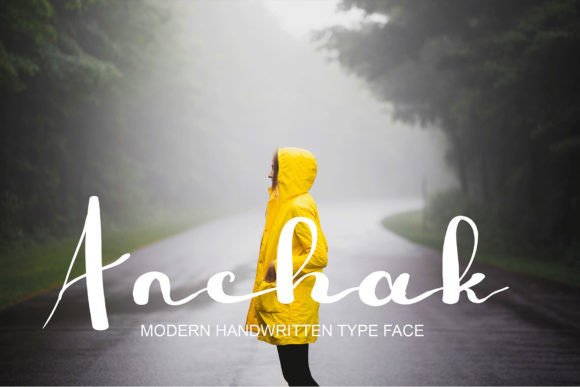 Anchak: A Handwritten Font That Feels Like a Quiet Conversation