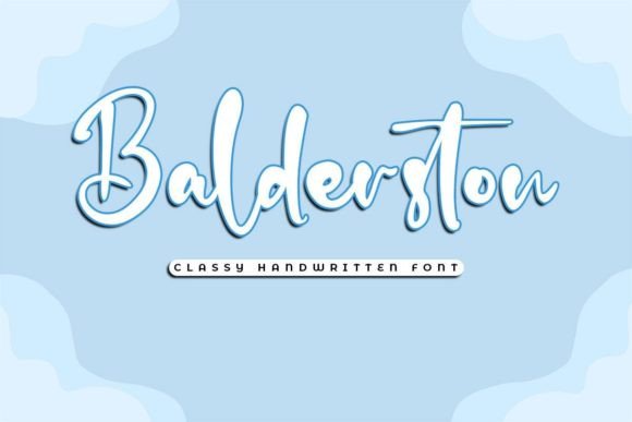 Balderston: A Thoughtful Script Font for Editorial Warmth