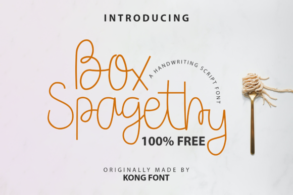Box Spagethy: A Delicate Display Font for Thoughtful Editorial Moments