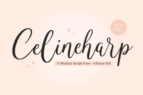 Celineharp: A Thoughtful Modern Script Font for Editorial Moments