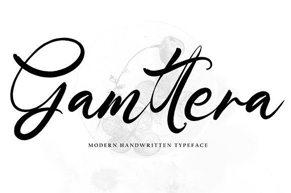 Gamtera: A Handwritten Script Font That Feels Like Your Best Creative Instinct