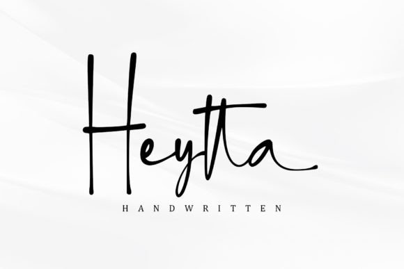 Heytta: A Beautiful Handwritten Font for Crafters and Designers