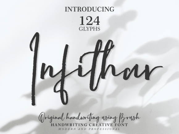 Infithar: The Handwritten Font That Elevates Your Digital Brand