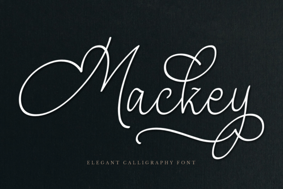 Mackey: A Romantic Script Font for Editorial Elegance