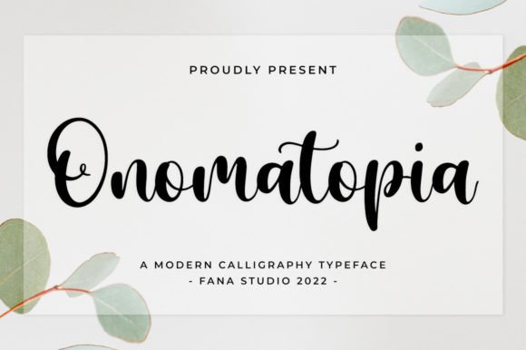 Onomatopia: A Script Font That Makes Your Campaign Stand Out