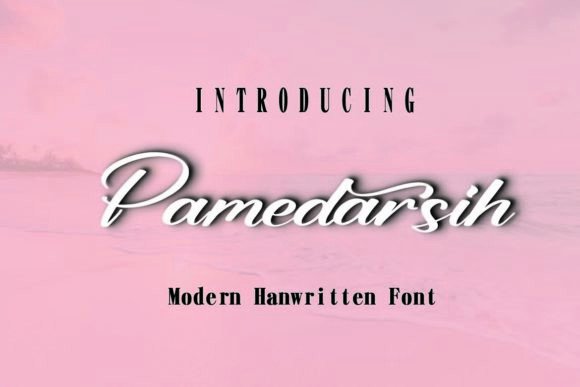 Pamedarsih Handwritten Script Font for Crafters & Sellers