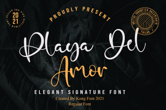 Playa Del Amor: A Playful Script Font That Feels Like Handwritten Joy