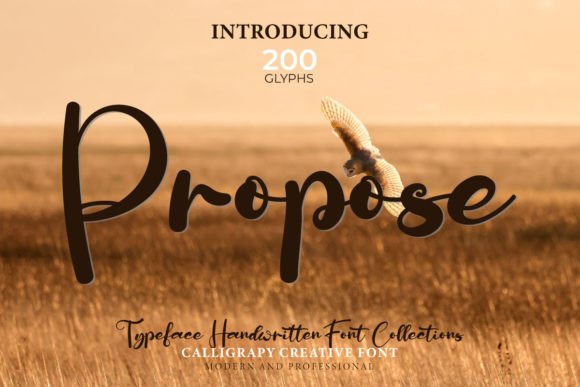 Propose: A Handwritten Font That Earns Its Space in Real Campaigns
