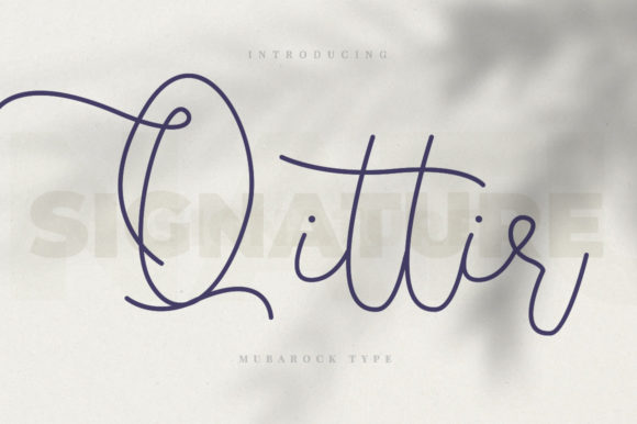 Qittir: A Signature Script Font That Feels Like It Was Made for Your Brand