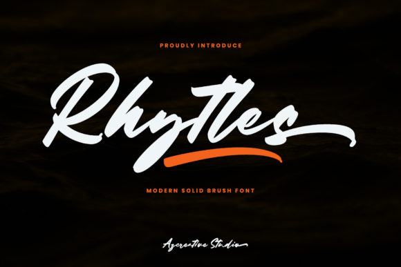 Rhytles: A Brushed Handwritten Font That Elevates Digital Branding