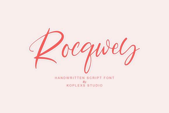 Rocqwey: A Handwritten Font That Makes Your Brand Feel Human