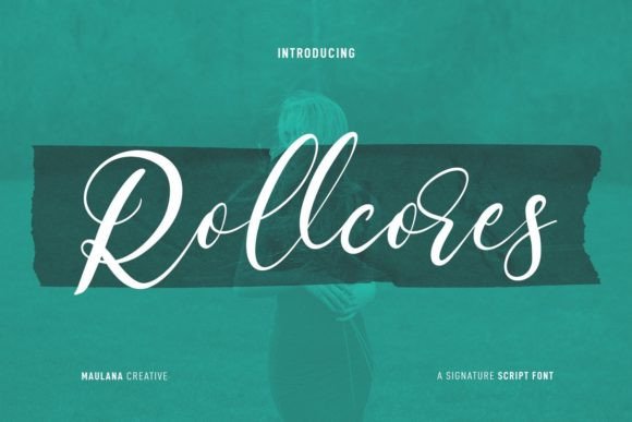 Rollcores: A Script Font That Elevates Digital Branding