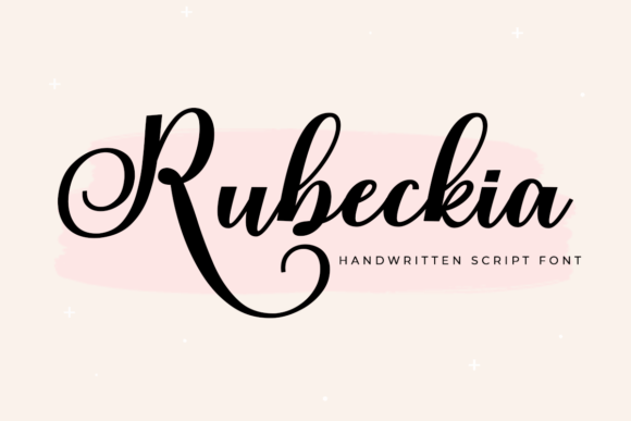 Rubeckia: A Script Font for Digital Design