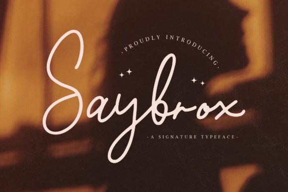 Saybrox: A Handwritten Script Font That Feels Human