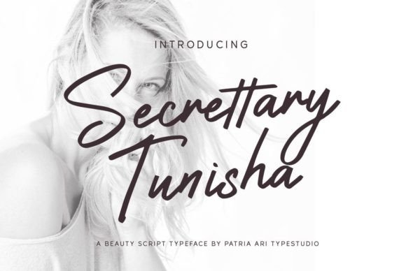 Secrettary Tunisha: A Handwritten Font That Builds Trust