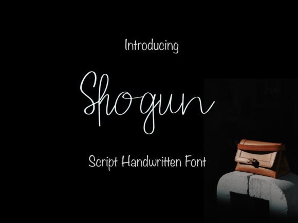 Shogun: A Handwritten Font for Editorial Expression