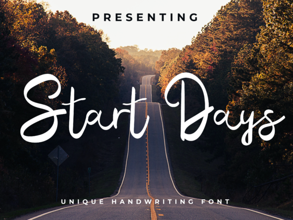 Start Days: A Handwritten Font That Feels Like a Thoughtful Pause