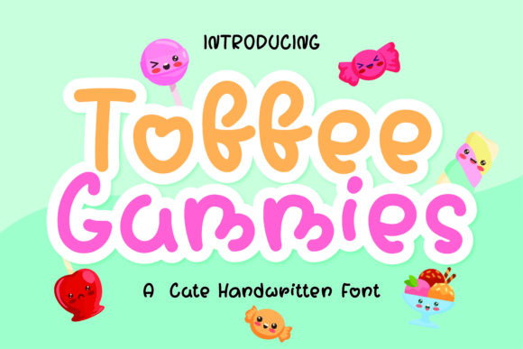 Toffee Gummies: A Warm, Handwritten Script Font for Editorial Charm