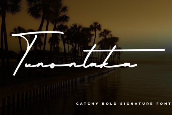 Tunontaka: A Script Font for Creative Crafters