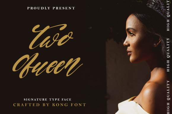 Two Queen: A Playful Script Font for Thoughtful Typography
